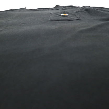 carhartt オリジナルフィット ポケット Tシャツ ポケTee 2XL ORIGINAL FIT ブラック ビッグサイズ