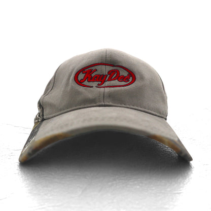 MOSSY OAK 90年代 リアルツリーカモ アウトドア キャップ FREE ベルト カーキ Kay Dee 刺繍 未使用品