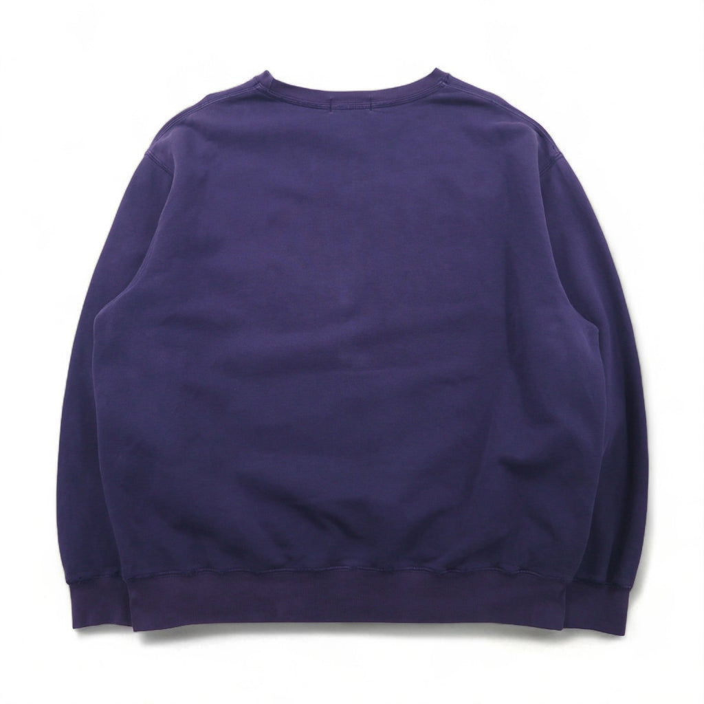 Polo by Ralph Lauren 90s Sweatshirt, XL, Navy Cotton, Small Pony Embroidery