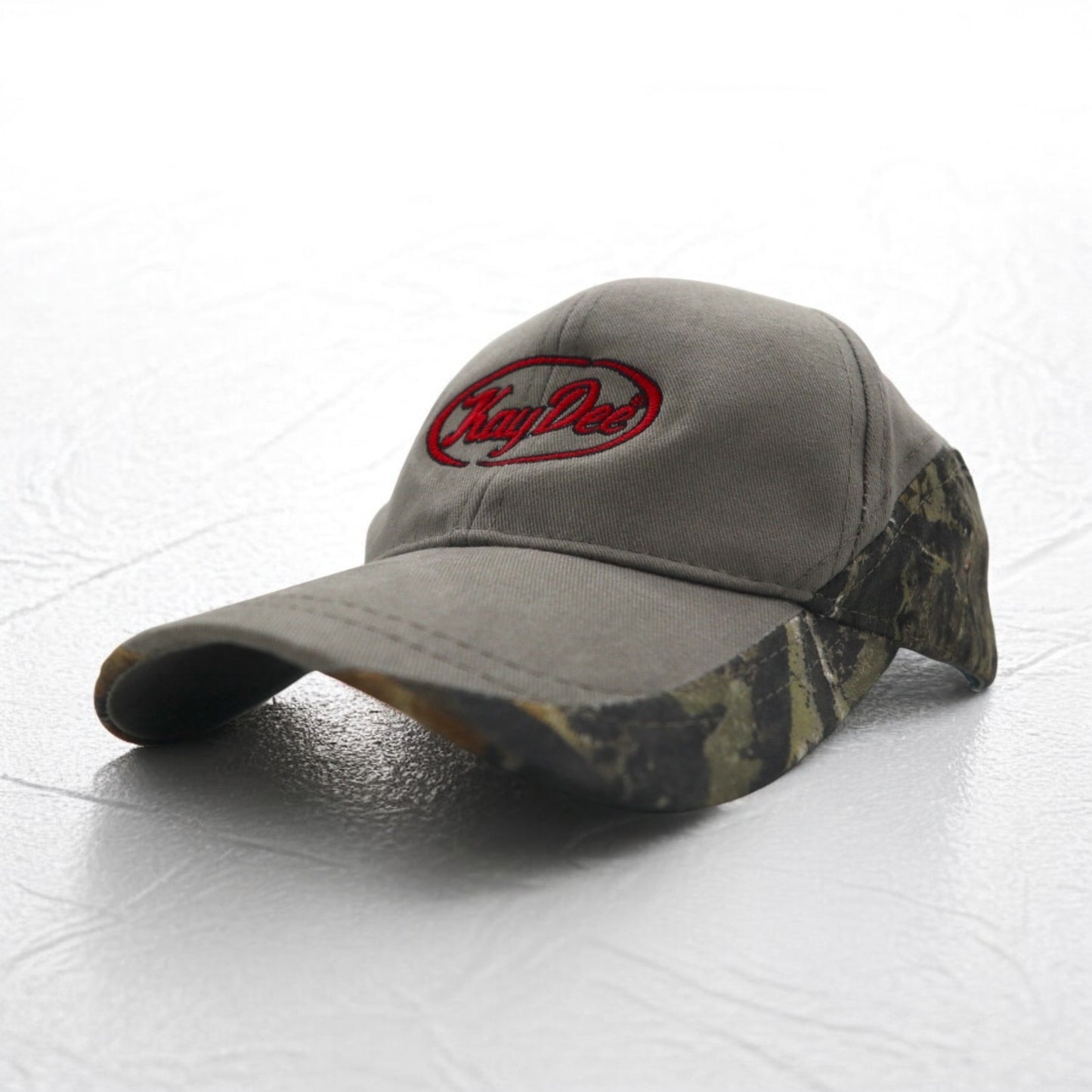 MOSSY OAK 90年代 リアルツリーカモ アウトドア キャップ FREE ベルト カーキ Kay Dee 刺繍 未使用品
