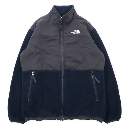 日本然リトテ-古着オンライン-THE NORTH FACE デナリジャケット フリース S ネイビー POLARTEC ポリエステル ロゴ刺繍-THE NORTH FACE Denari Jacket FLEECE S Navy Polartec Polyester Logo Embroidery