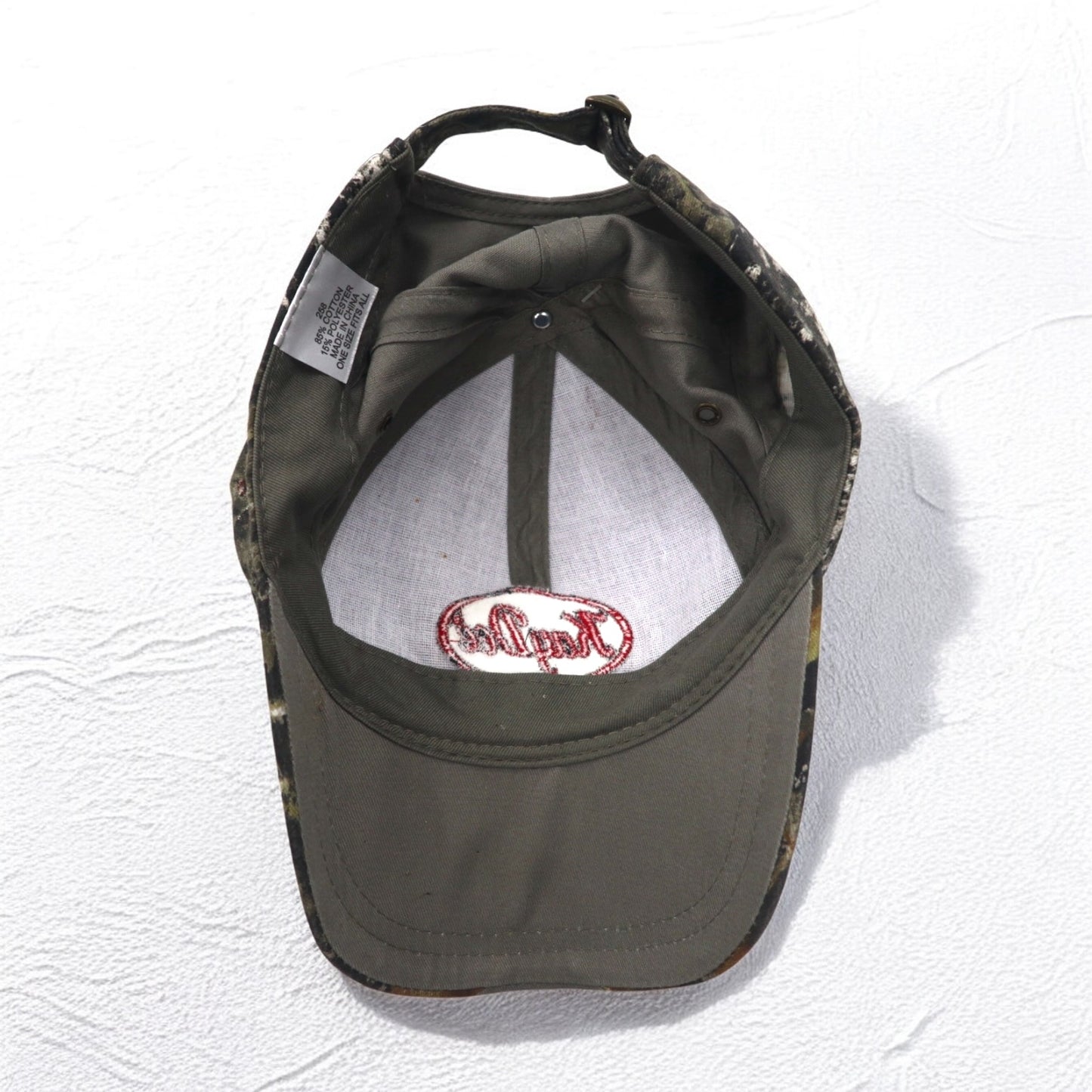 MOSSY OAK 90年代 リアルツリーカモ アウトドア キャップ FREE ベルト カーキ Kay Dee 刺繍 未使用品