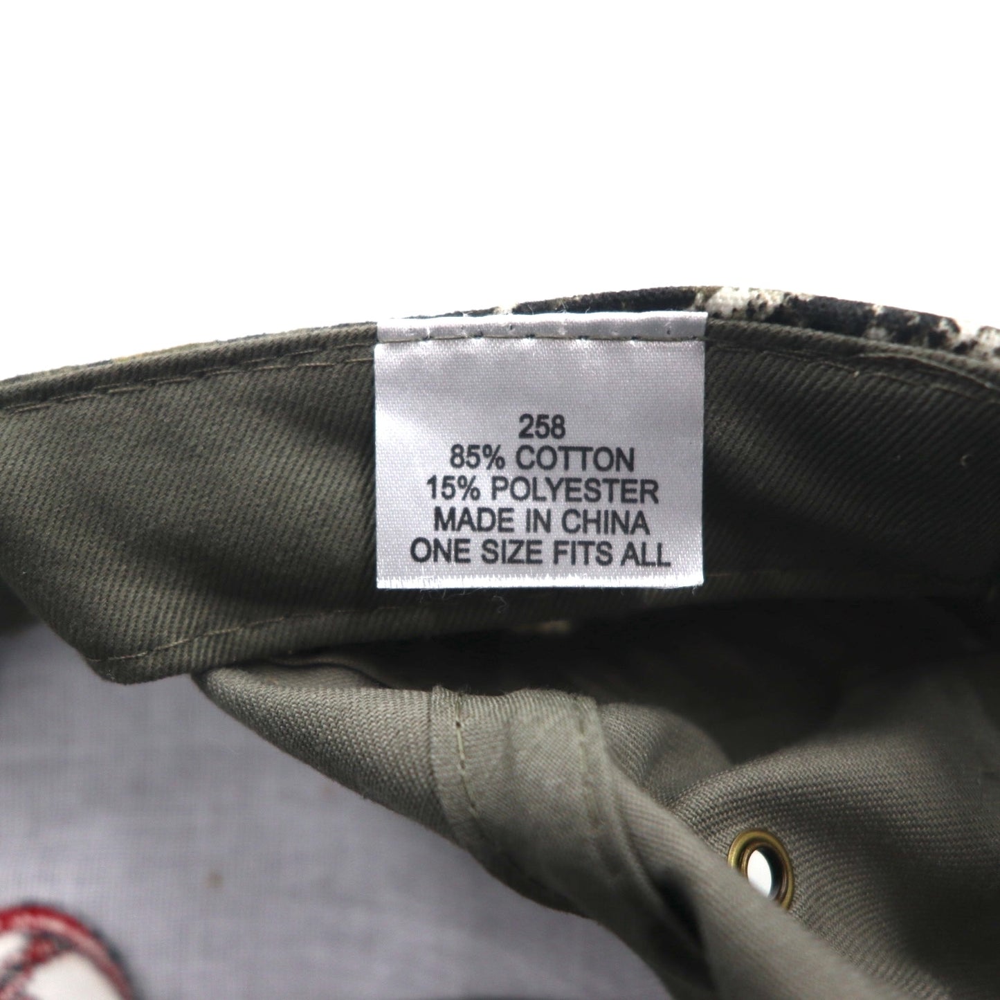 MOSSY OAK 90年代 リアルツリーカモ アウトドア キャップ FREE ベルト カーキ Kay Dee 刺繍 未使用品