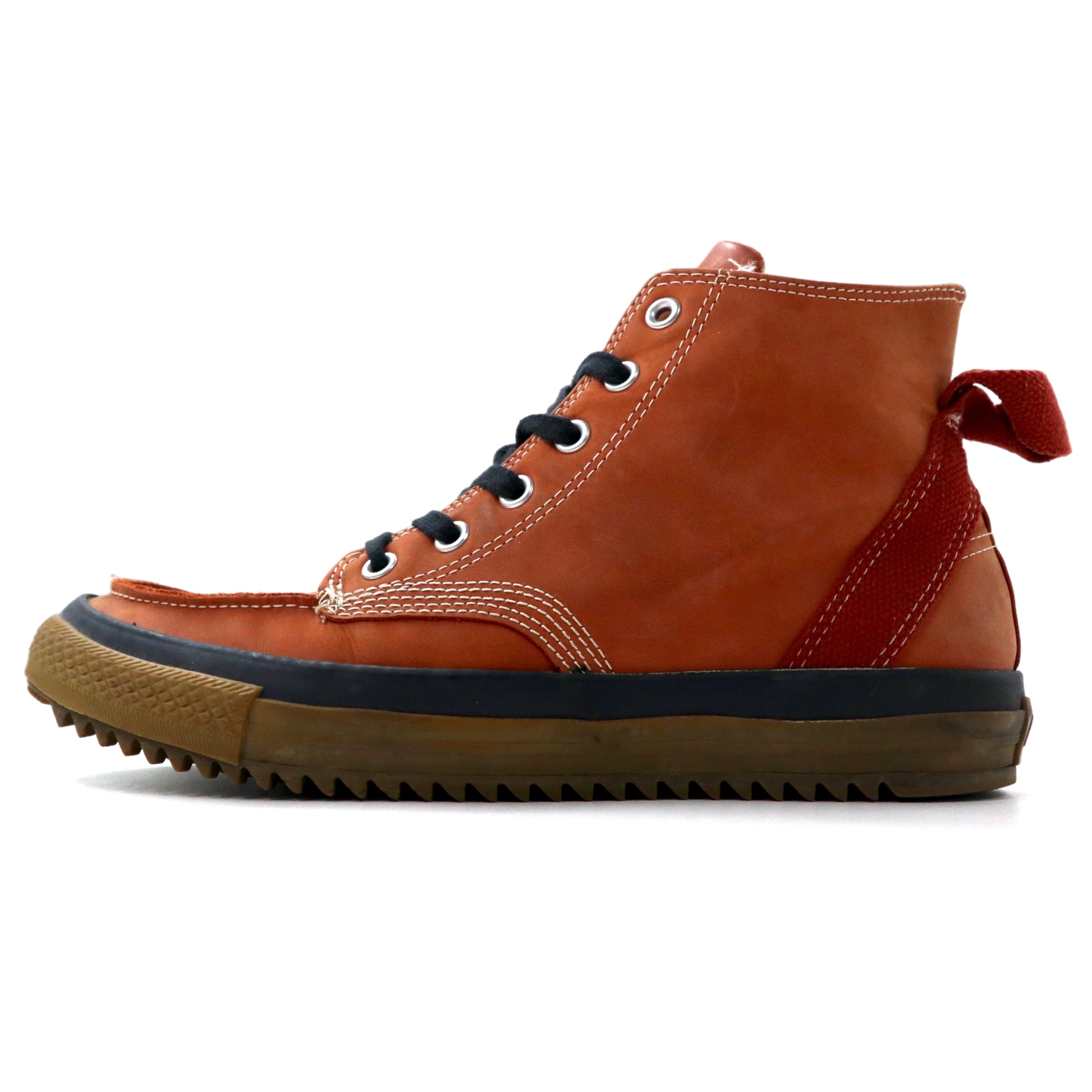 日本然リトテ-古着オンライン-Converse ヌバックレザー ハイカットスニーカー ブーツ 29cm オレンジ シャークソール CT AS Classic Boots Sawtooth Hi Cut 135267C-Converse Leather HI-SNEAKERS Boots US11 Orange Shark Sole CT AS Classic Boots Sawtooth Hi Cut 135267C