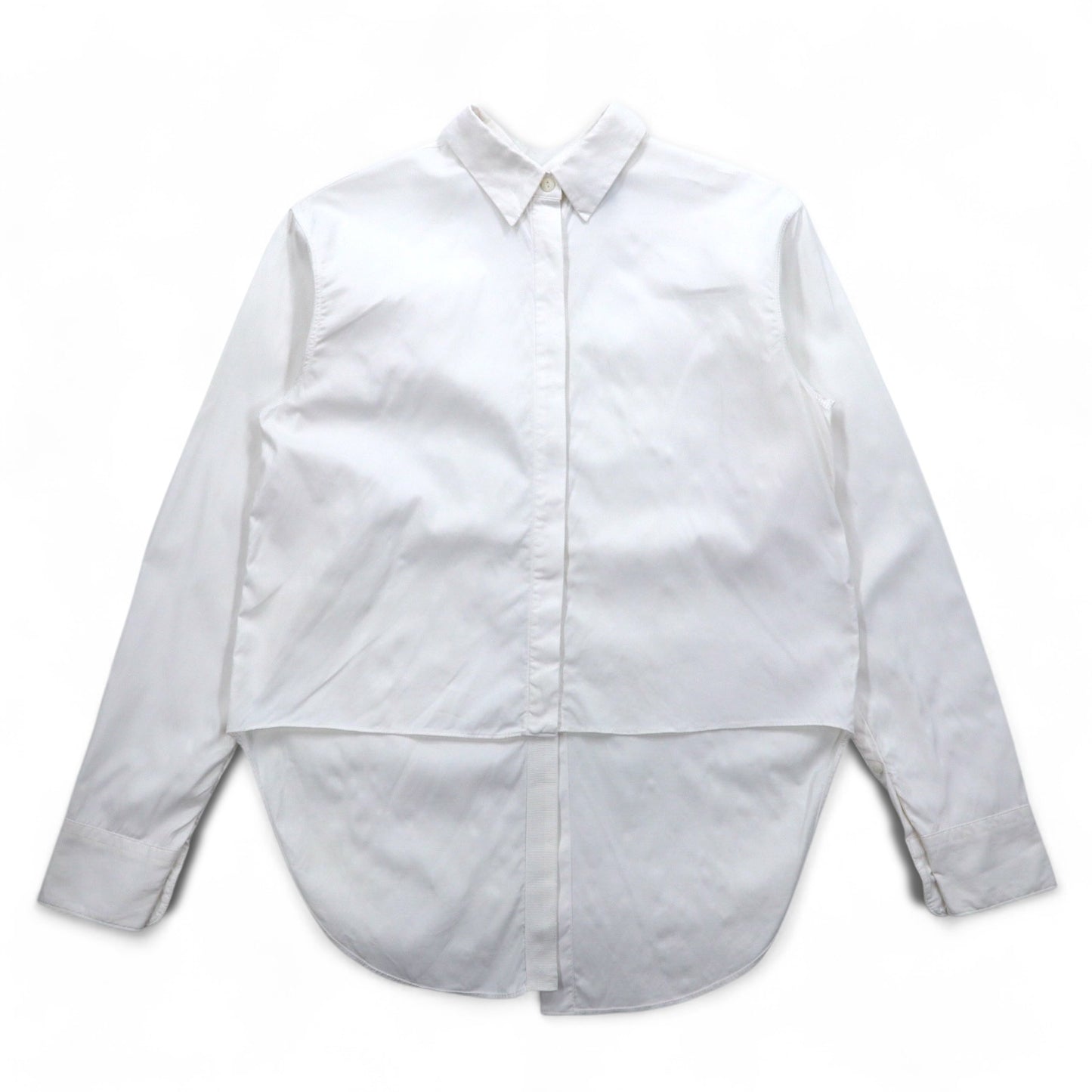 rag & bone USA製 前後2WAY デザイン グランパシャツ S ホワイト コットン レイヤード