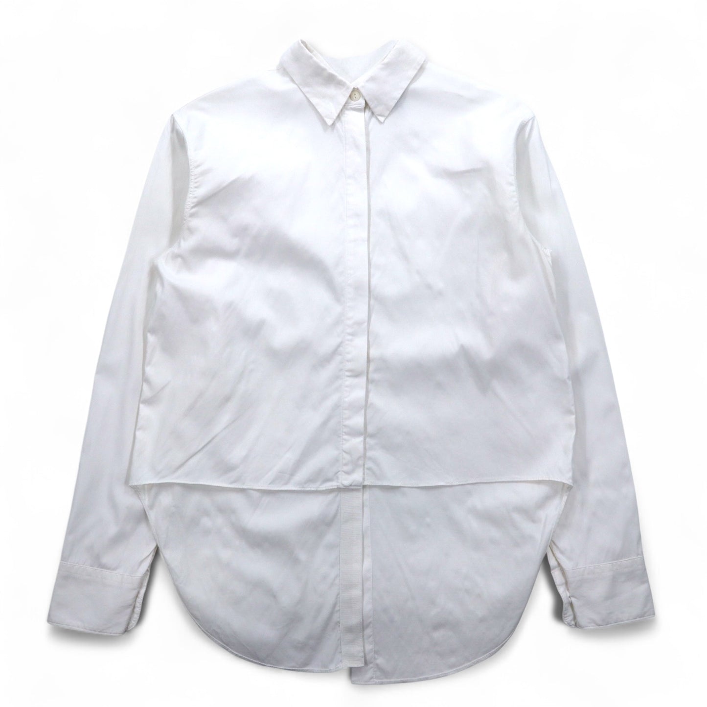 rag & bone USA製 前後2WAY デザイン グランパシャツ S ホワイト コットン レイヤード