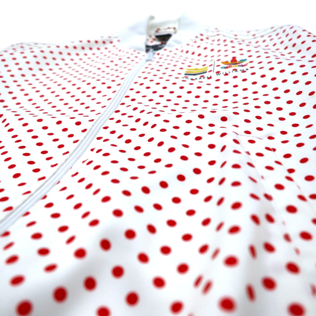 adidas originals × PHARRELL WILLIAMS ATP型 トラックジャケット ジャージ M ホワイト レッド ドット Z97396