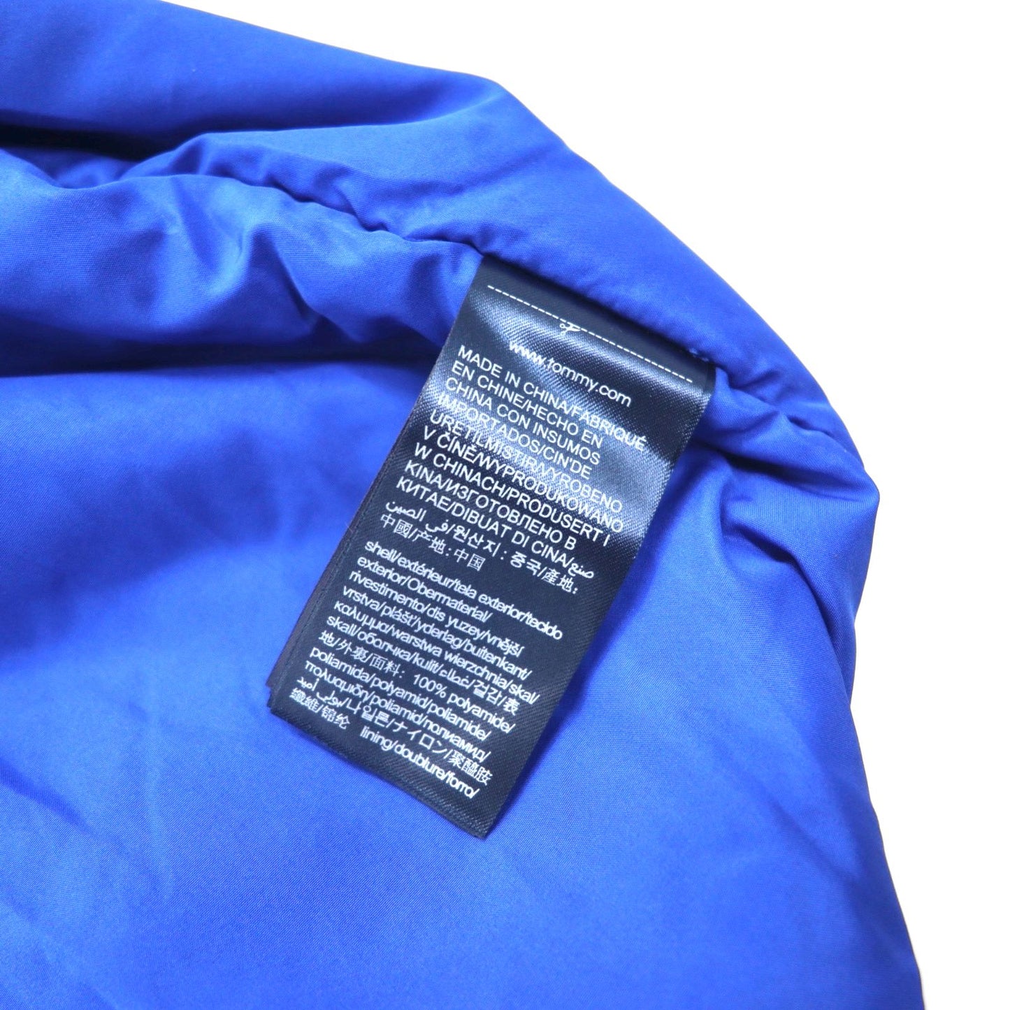 TOMMY JEANS Stand Collar Insulated Jacket, Size M, Two-Tone, Padded, Contrast Zip, DW0DW08827