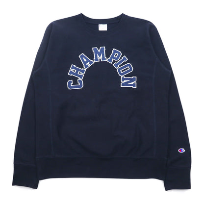 Champion リバースウィーブ REVERSE WEAVE アーチロゴ スウェット XL ネイビー C8-H009