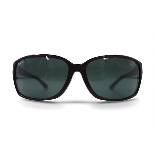 Ray-Ban ビッグフレーム スクエア サングラス ボルドー プラスチック RB2161