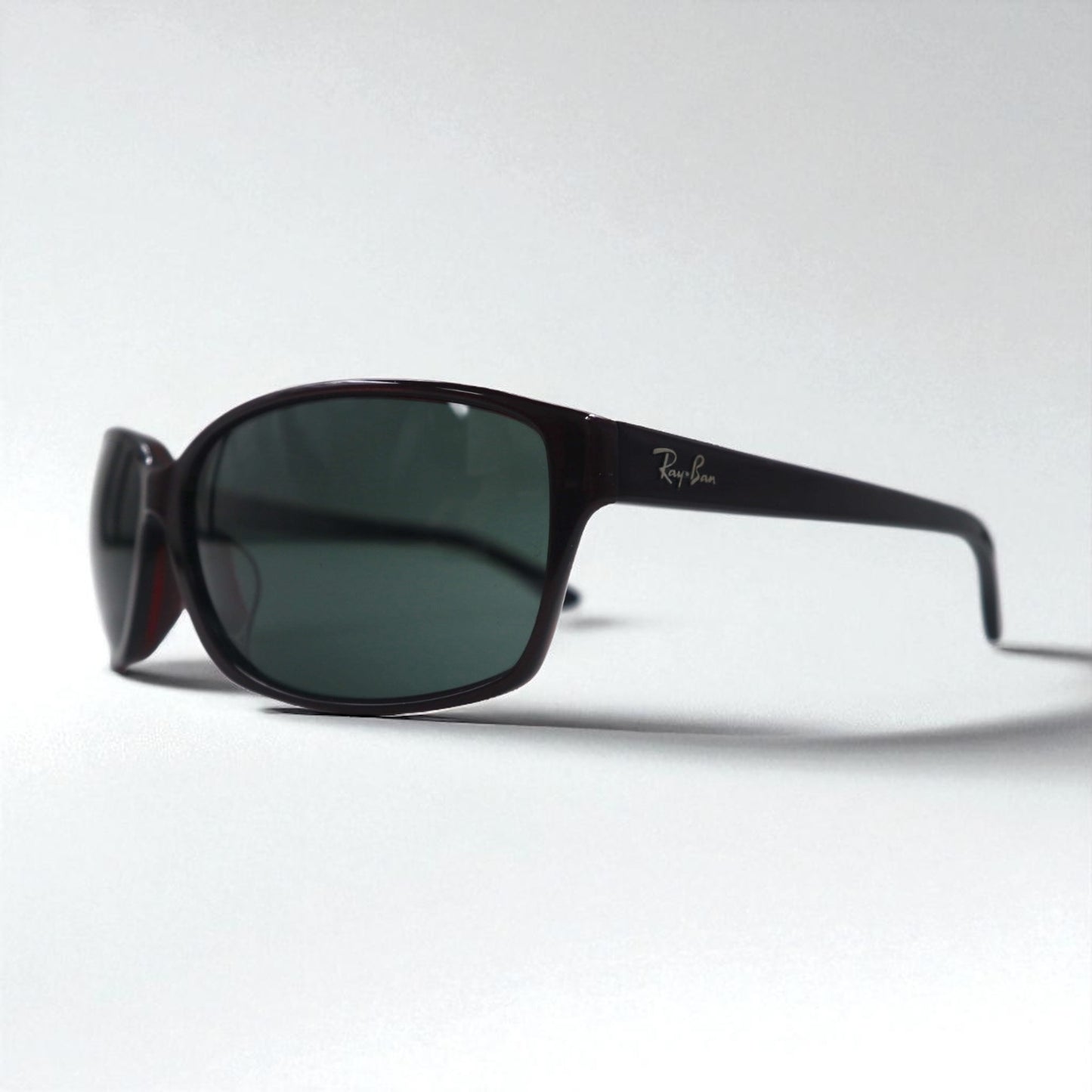 Ray-Ban Big Frame Square Sunglasses, Bordeaux, Plastic, RB2161