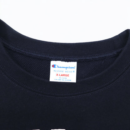 Champion リバースウィーブ REVERSE WEAVE アーチロゴ スウェット XL ネイビー C8-H009