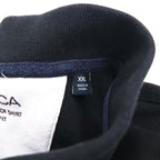 NAUTICA Classic Fit Polo Shirt 2XL Classic Fit Black Pique One Point Logo Embroidery