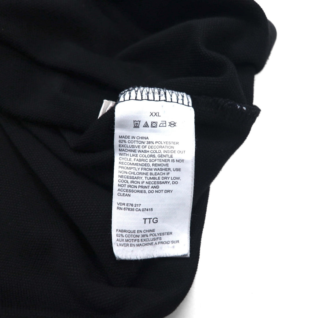 NAUTICA Classic Fit Polo Shirt 2XL Classic Fit Black Pique One Point Logo Embroidery