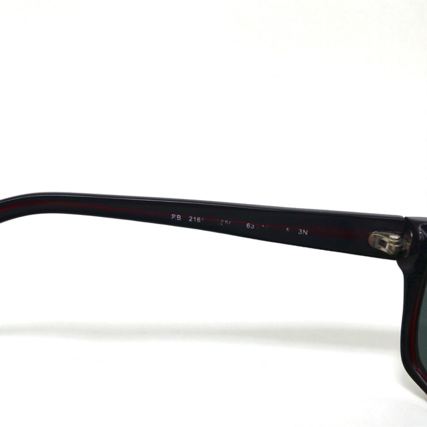 Ray-Ban Big Frame Square Sunglasses, Bordeaux, Plastic, RB2161