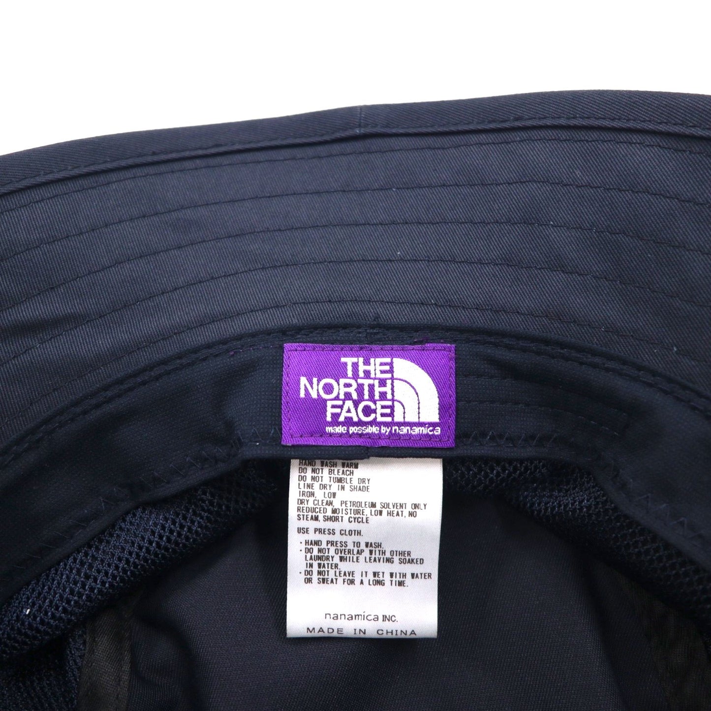 THE NORTH FACE PURPLE LABEL Stretch Twill Field Bucket Hat, Navy Cotton, NN8053N
