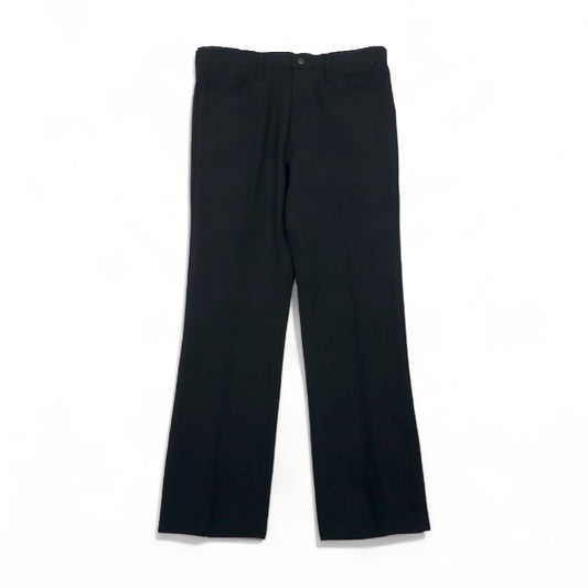 Wrangler 90年代 USA製 ランチャー ドレス ジーンズ デニムパンツ L ブラック ポリエステル 82BK