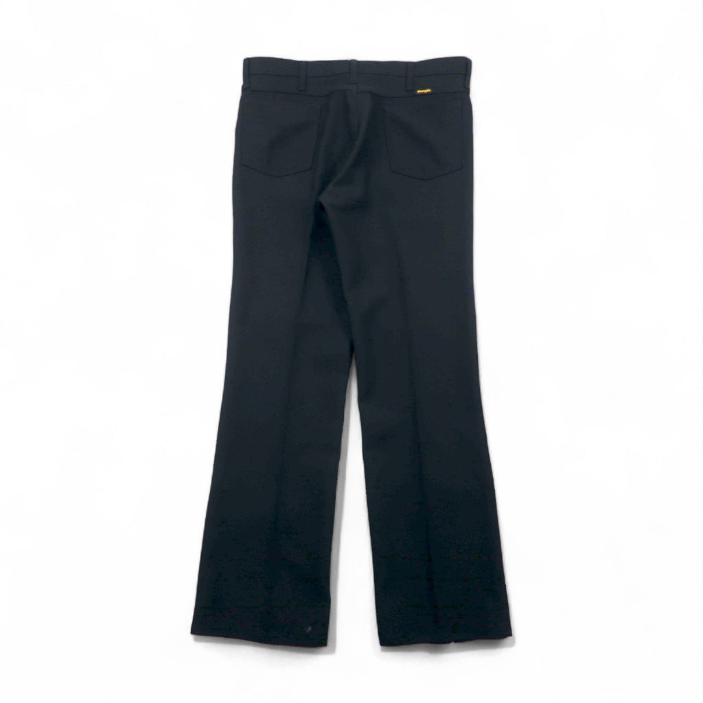 Wrangler 90年代 USA製 ランチャー ドレス ジーンズ デニムパンツ L ブラック ポリエステル 82BK