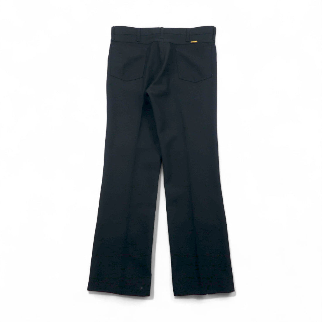 Wrangler 90年代 USA製 ランチャー ドレス ジーンズ デニムパンツ L ブラック ポリエステル 82BK