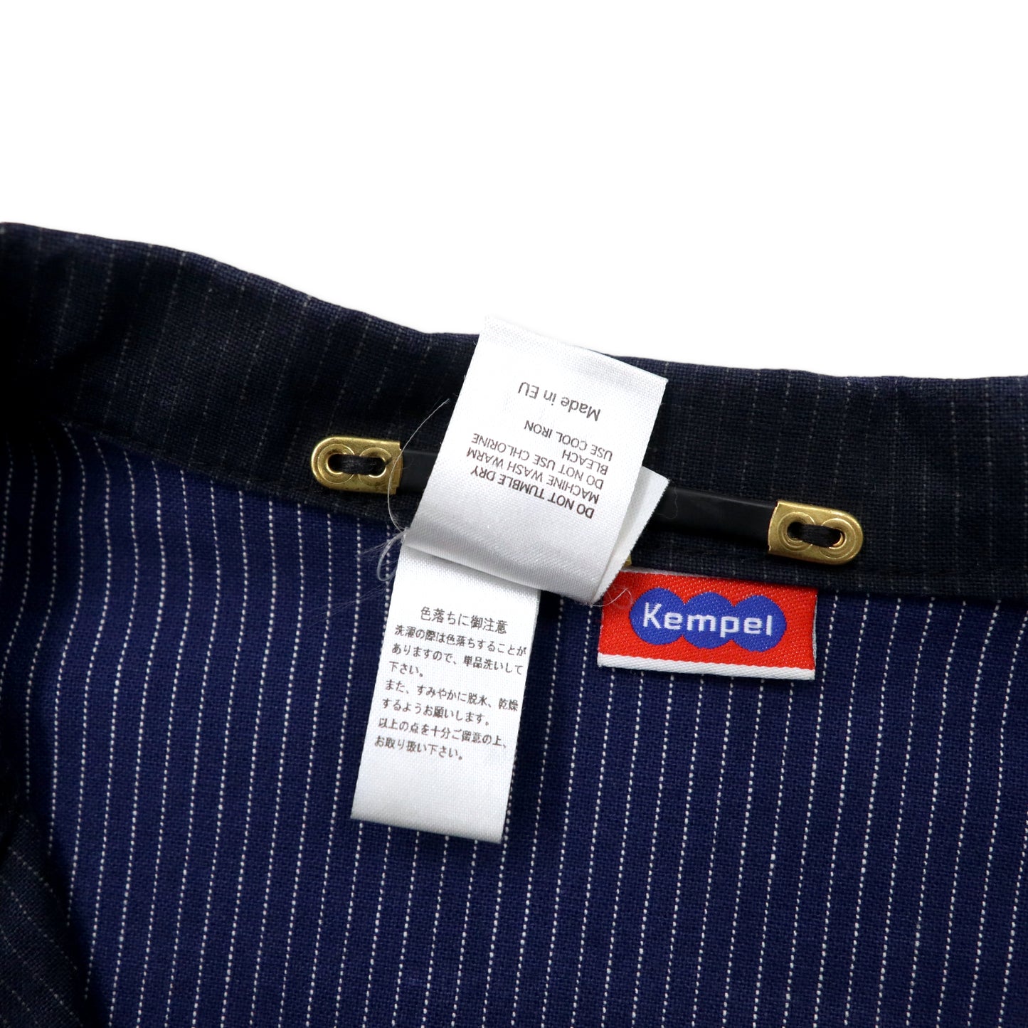 KEMPEL Shop COAT 50 Navy Striped Wobash Europe Made – 日本然リトテ