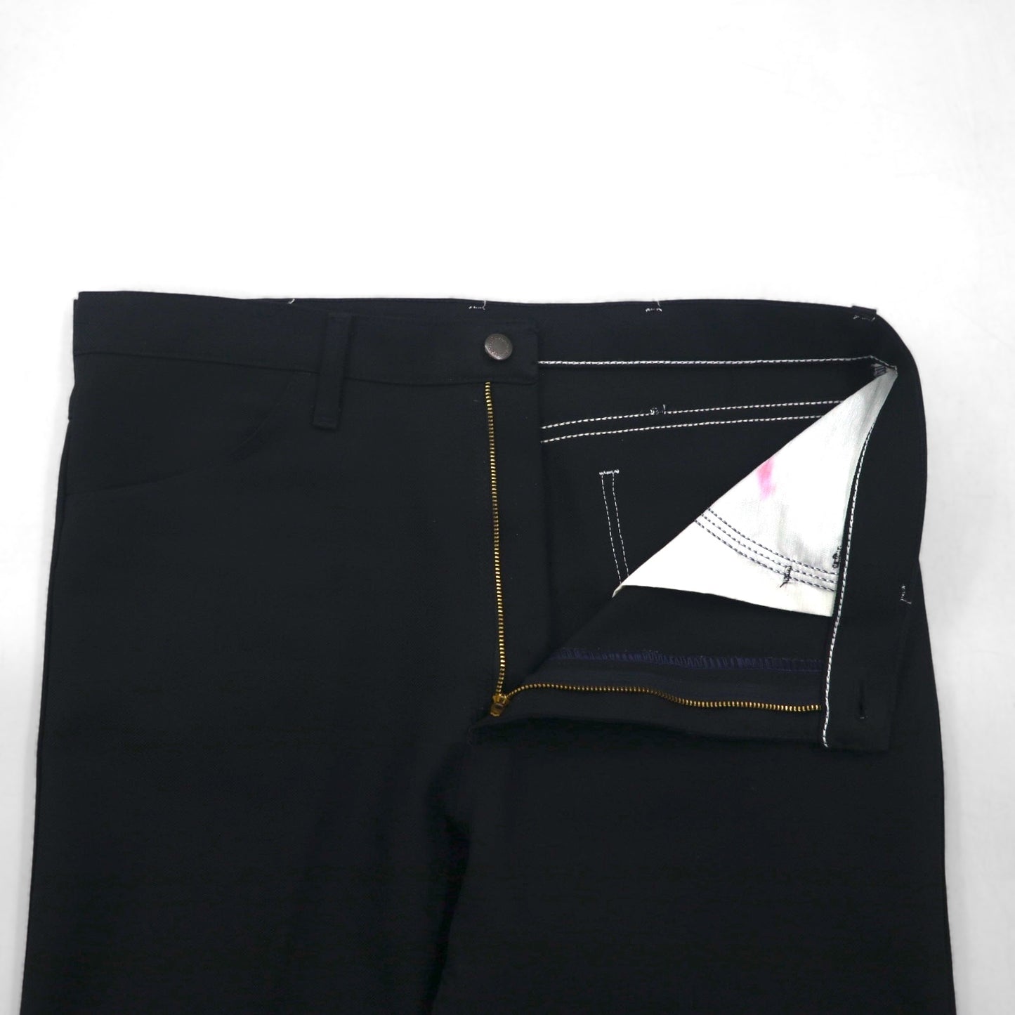 Wrangler 90s USA Made Wrangler Dress Jeans Denim Pants, Size L, Black Polyester, 82BK