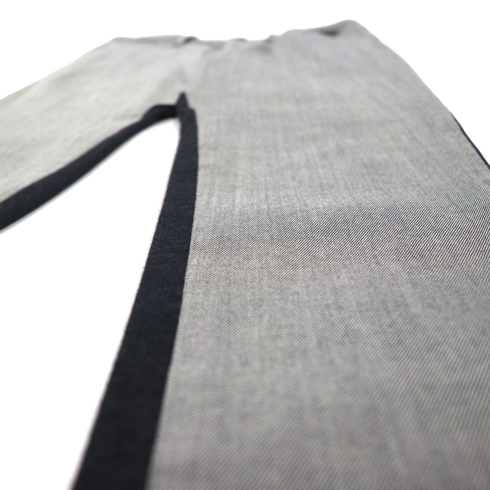 Y's (Yohji Yamamoto) Two-Tone Wool Jogger Pants with Ribbed Hems, Size Small, YP-P05-104, Made in Japan