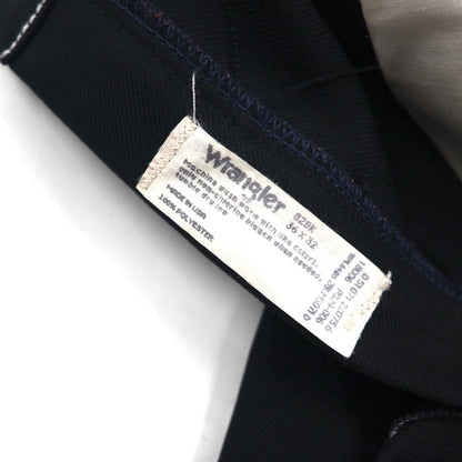 Wrangler 90s USA Made Wrangler Dress Jeans Denim Pants, Size L, Black Polyester, 82BK