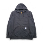 Carhartt Rain Defender Paxton Heavyweight Hooded Zip-Front Sweatshirt, XL, Gray, Fleece-Lined, 100614
