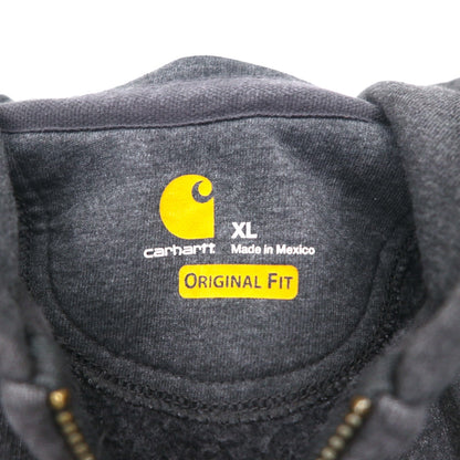 Carhartt Rain Defender Paxton Heavyweight Hooded Zip-Front Sweatshirt, XL, Gray, Fleece-Lined, 100614