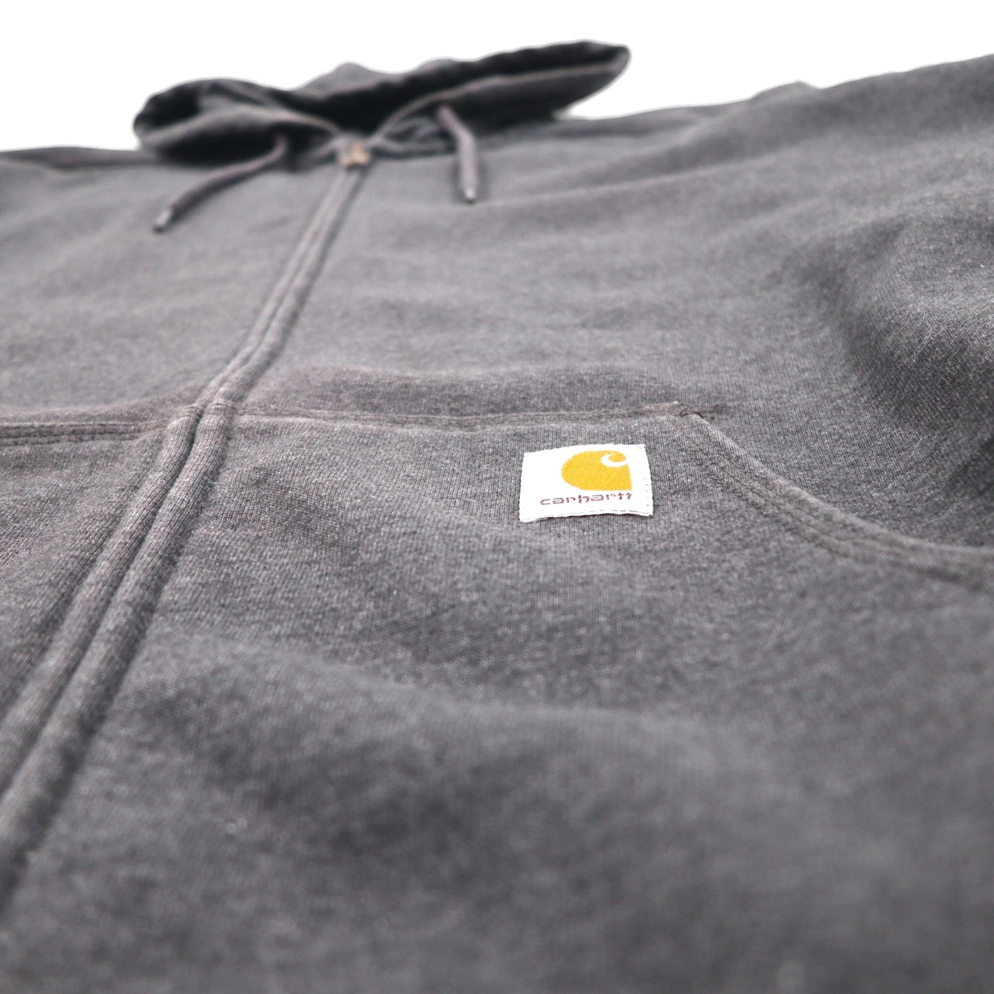 Carhartt Rain Defender Paxton Heavyweight Hooded Zip-Front Sweatshirt, XL, Gray, Fleece-Lined, 100614