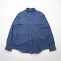 Ralph Lauren denim button-down shirt, size 2XL, classic fit, indigo with small pony embroidery