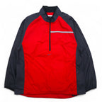 NIKE 00s ​​Half-Zip Nylon Jacket Jersey L Red Polyester Drawcord