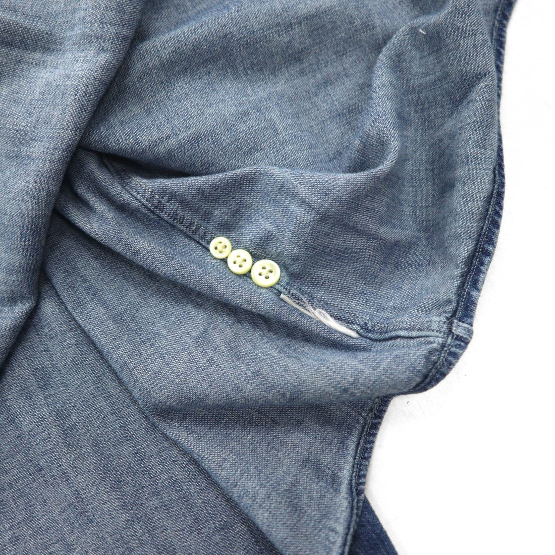 Ralph Lauren denim button-down shirt, size 2XL, classic fit, indigo with small pony embroidery