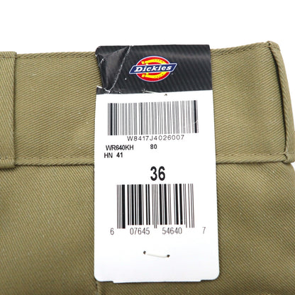 Dickies リラックスフィット RELAXED FIT T/Cツイル ショート ワークパンツ ハーフパンツ L ベージュ WR640 未使用品