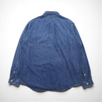 Ralph Lauren denim button-down shirt, size 2XL, classic fit, indigo with small pony embroidery