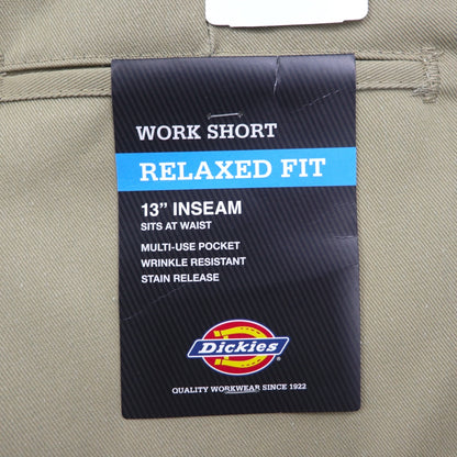 Dickies リラックスフィット RELAXED FIT T/Cツイル ショート ワークパンツ ハーフパンツ L ベージュ WR640 未使用品