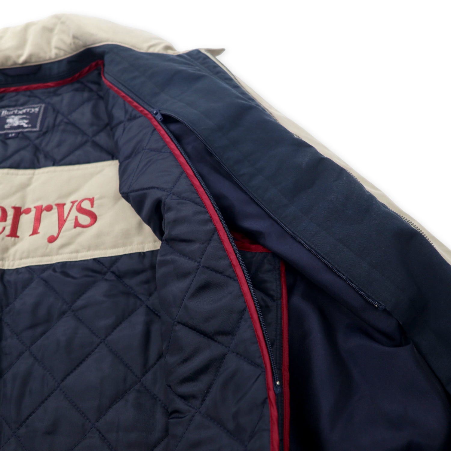 BURBERRYS Swing Top Harrington Jacket LY Beige Cotton Polyester