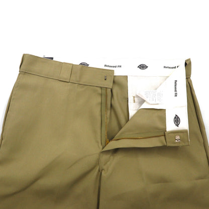 Dickies リラックスフィット RELAXED FIT T/Cツイル ショート ワークパンツ ハーフパンツ L ベージュ WR640 未使用品