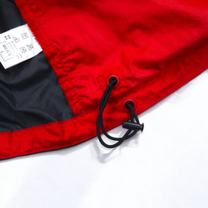 NIKE 00s ​​Half-Zip Nylon Jacket Jersey L Red Polyester Drawcord