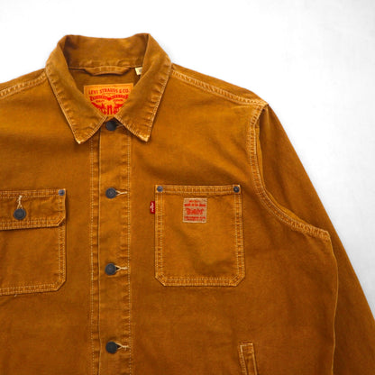 Levi's Duck Work Trucker Jacket, Sunrise, Brown, Size L, A4820-0004
