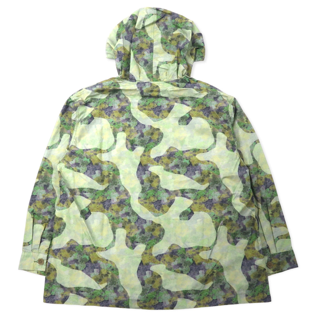 JOHNBULL Light Weather Anorak Parka Snow Parka M Khaki Camouflage Cotton JM231S07