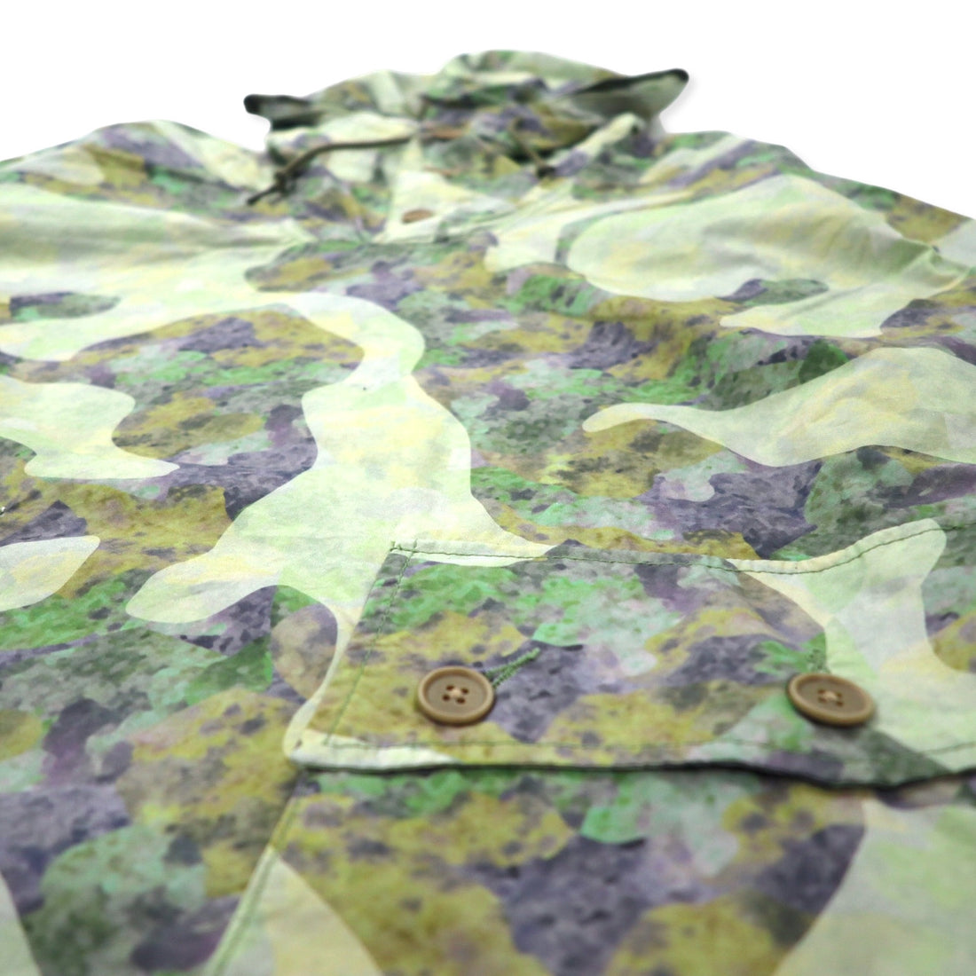 JOHNBULL Light Weather Anorak Parka Snow Parka M Khaki Camouflage Cotton JM231S07