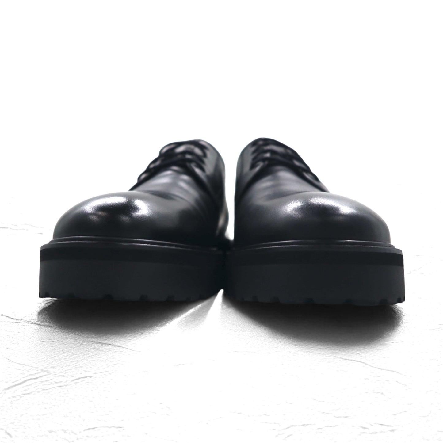 SATURDAYS NYC Plain Toe Dress Shoes 28cm Black Leather Cowhide Ali Black Shoe M22106AL01