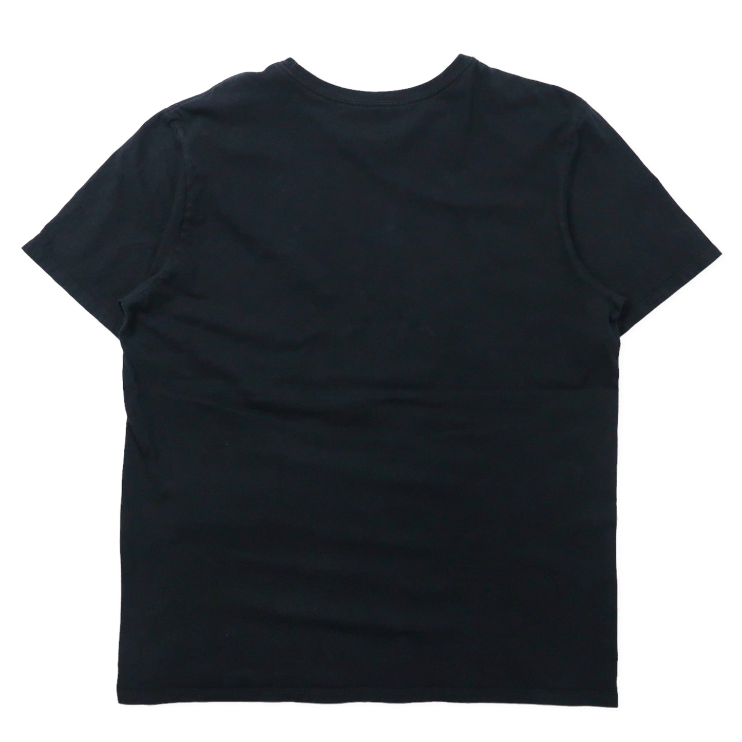 NIKE スウォッシュロゴ プリントTシャツ XL ブラック コットン ATHLETIC CUT