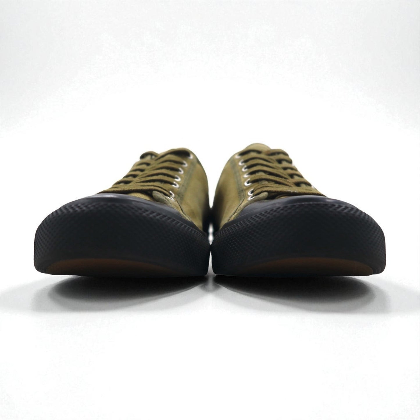 RRL (DOUBLE RL RALPH LAUREN) アーミー トレーニングシューズ スニーカー 27cm カーキ ミリタリー キャンバス F161-RB13-14