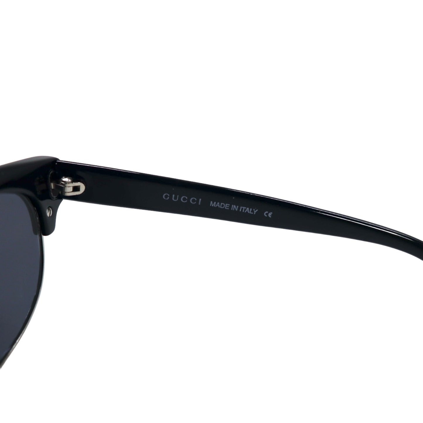 GUCCI イタリア製 ハーフリム サングラス ブラック GG2393/S 807 52◻︎20