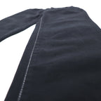 VERSACE JEANS COUTURE イタリア製 ハイウエスト テーパード デニムパンツ M ブラック メデューサ ジッパーフライ