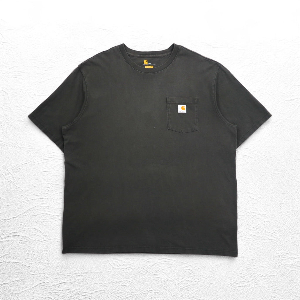 carhartt オリジナルフィット ポケット Tシャツ ポケTee 2XL ORIGINAL FIT カーキ ビッグサイズ