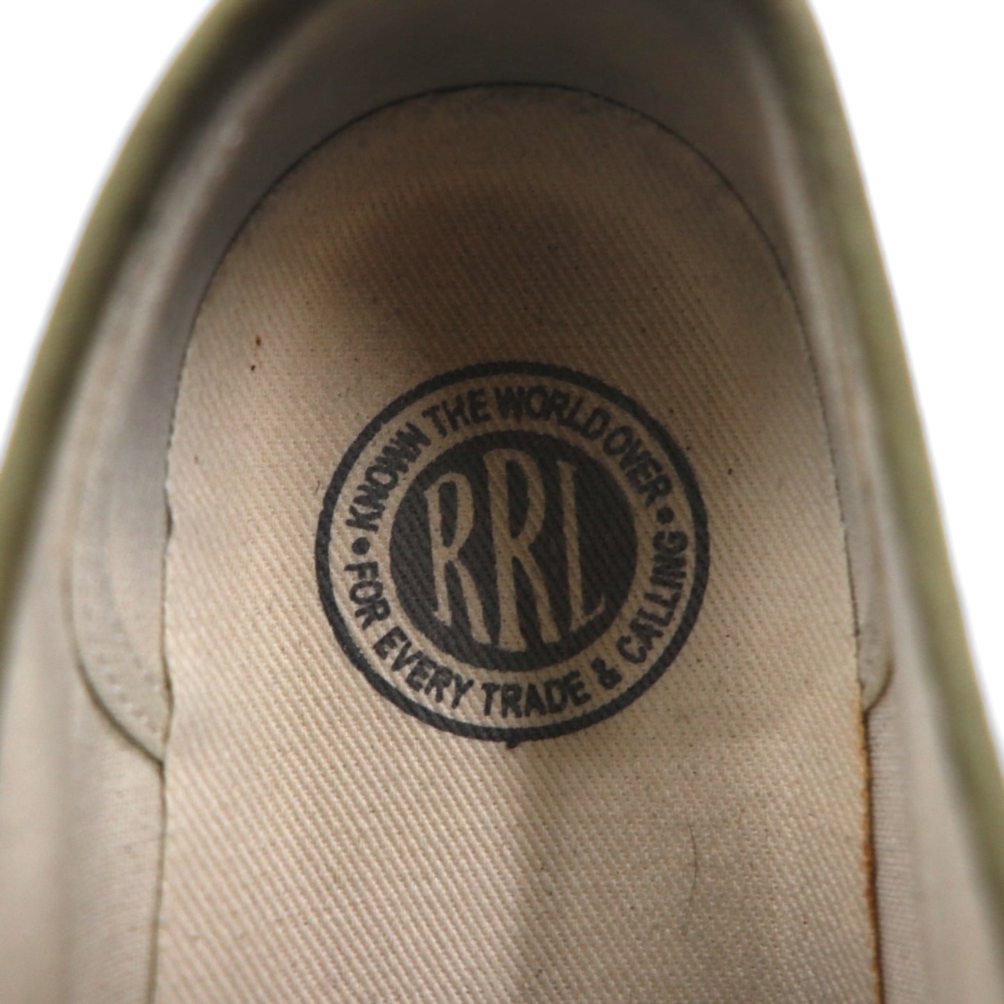 RRL (DOUBLE RL RALPH LAUREN) アーミー トレーニングシューズ スニーカー 27cm カーキ ミリタリー キャンバス F161-RB13-14