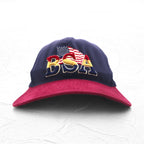 USA製 90年代 BSA ボーイスカウト バイカラー ベースボールキャップ FREE ベルト 星条旗 Boy Scouts of America
